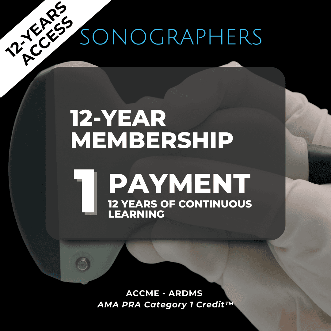 12-Year Sonographer Plan