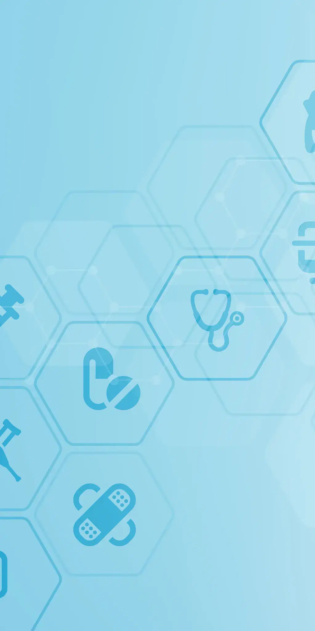 Image displaying multiple graphics featuring medical-related content on a mobile device