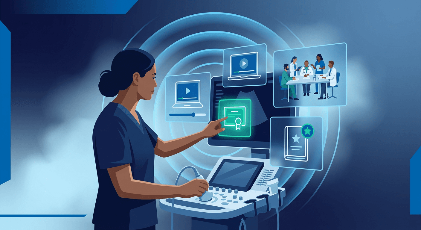 How do Sonographers get Continuing Medical Education?