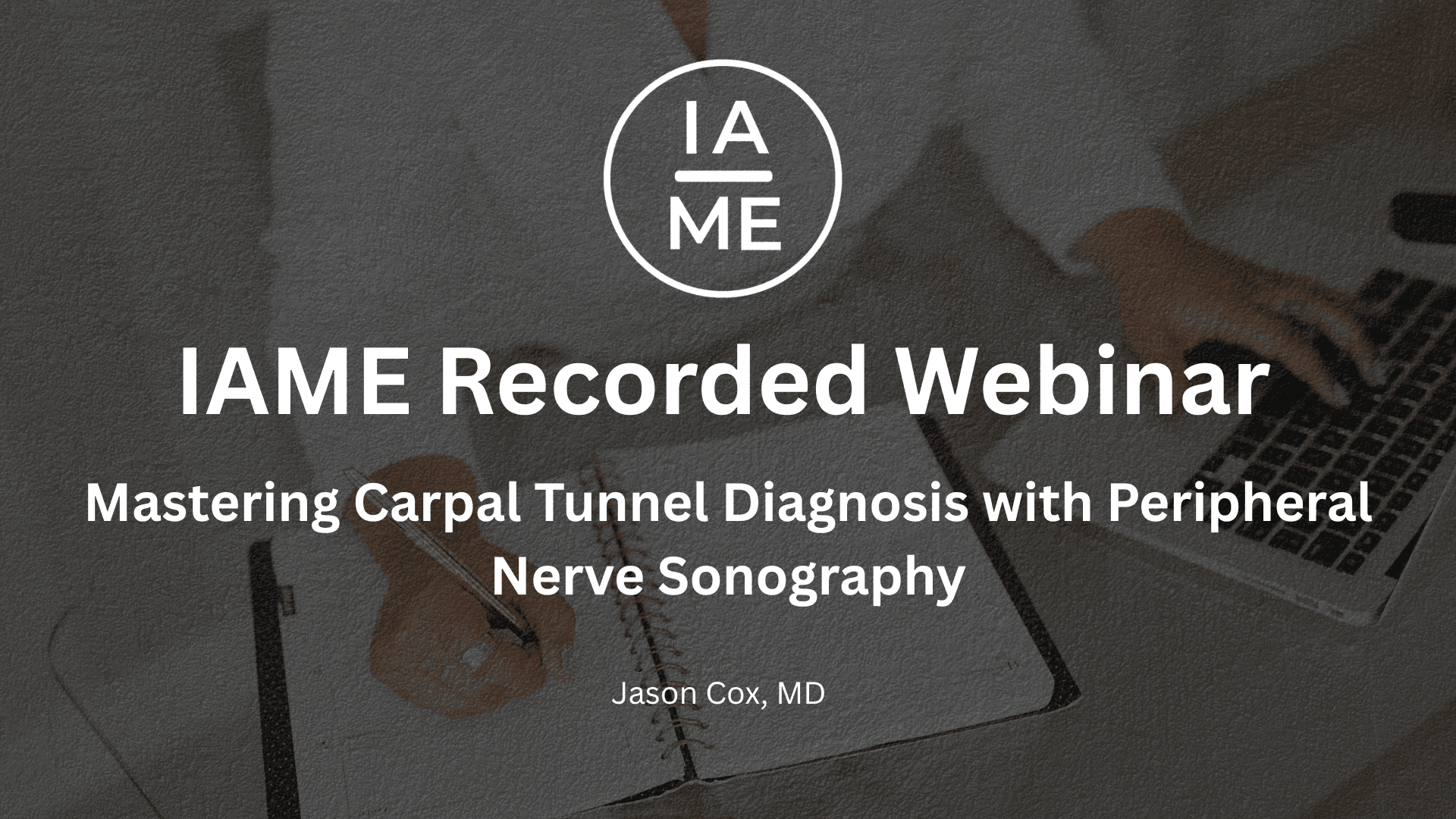 Mastering Carpal Tunnel Diagnosis with Peripheral Nerve Sonography
